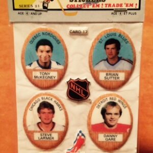 1983 Funmate Puffy Stickers Panel #17