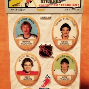 1983 Funmate Puffy Stickers Panel #18