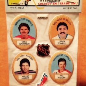 1983 Funmate Puffy Stickers Panel #21