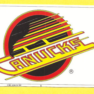 1991 PANINI Super #A- Canucks Logo