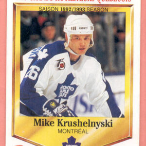 1992 PANINI Durivage #5-Mike Krushelnyski