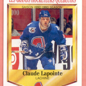 1992 PANINI Durivage #6-Claude Lapointe