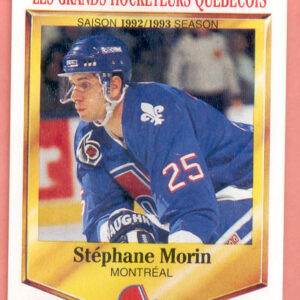 1992 PANINI Durivage #9-Stephane Morin
