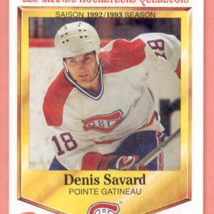 1992 PANINI Durivage #10-Denis Savard