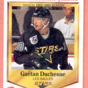 1992 PANINI Durivage #22-Gaetan Duchesne