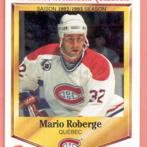 1992 PANINI Durivage #27-Mario Roberge