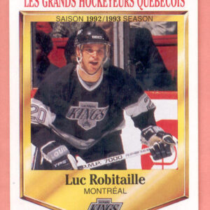 1992 PANINI Durivage #28-Luc Robitaille