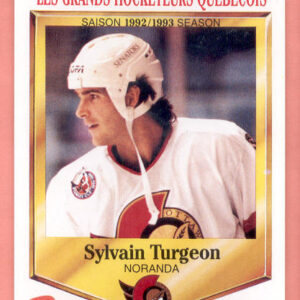 1992 PANINI Durivage #29-Sylvain Turgeon