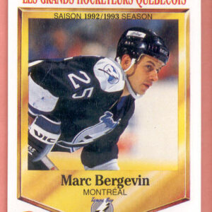 1992 PANINI Durivage #30-Marc Bergevin