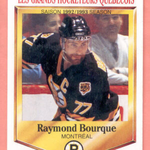 1992 PANINI Durivage #31-Ray Bourque