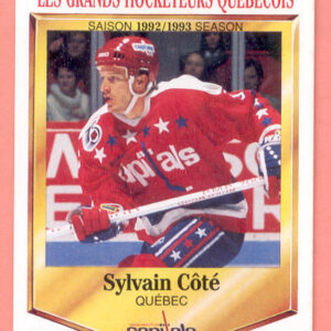 1992 PANINI Durivage #34-Sylvain Cote
