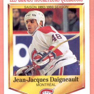 1992 PANINI Durivage #35-J.J. Daigneault