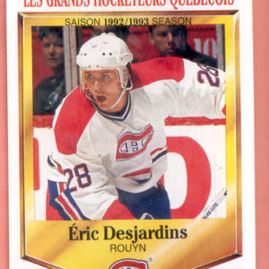 1992 PANINI Durivage #36-Eric Desjardins