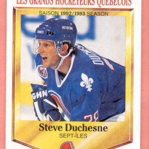 1992 PANINI Durivage #38-Steve Duchesne