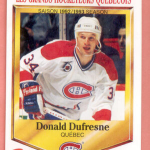 1992 PANINI Durivage #39-Donald Dufresne
