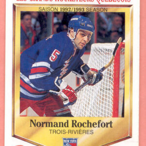 1992 PANINI Durivage #44-Normand Rochefort
