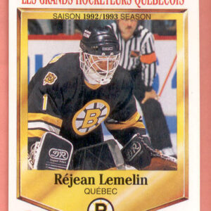 1992 PANINI Durivage #48-Rejean Lemelin