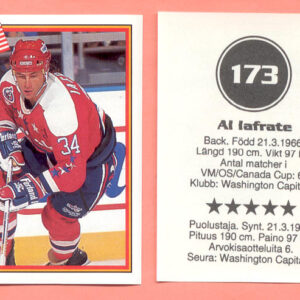 1993 Semic Sweden #173-Al Iafrate