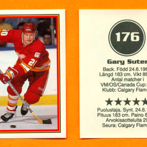 1993 Semic Sweden #176-Gary Suter