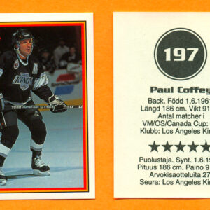 1993 Semic Sweden #197-Paul Coffey