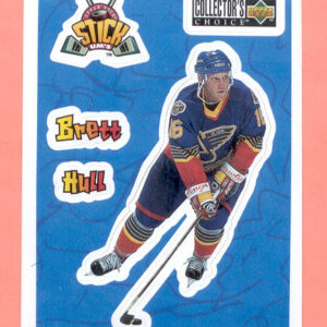 1996 Stick'Ums Upper Deck Collector's Choice  #2-Brett Hull