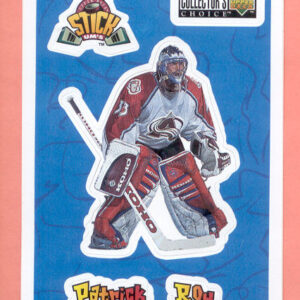 1996 Stick'Ums Upper Deck Collector's Choice  #4-Patrick Roy
