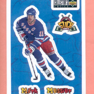 1996 Stick'Ums Upper Deck Collector's Choice  #10-Mark Messier