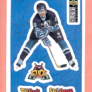 1996 Stick'Ums Upper Deck Collector's Choice  #13-Teemu Selanne