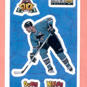 1996 Stick'Ums Upper Deck Collector's Choice  #25-Owen Nolan