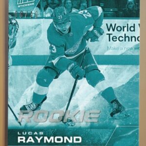 2021-22 Topps NOW Ice Parallel  #26- Lucas Raymond (1 of 10)