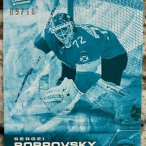 2021-22 Topps NOW Ice Parallel  #33- Sergei Bobrovsky (1 of 10)