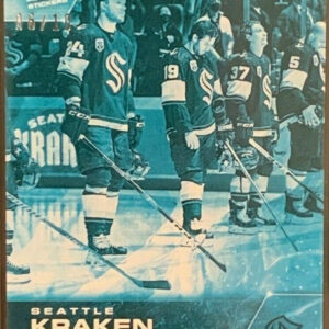 2021-22 Topps NOW Ice Parallel  #37- Seattle Kraken 3 (1 of 10)