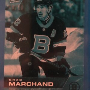 2021-22 Topps NOW Ice Parallel  #60- Brad Marchand (1 of 10)