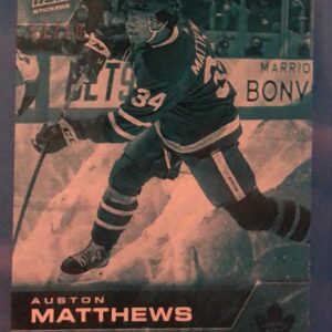 2021-22 Topps NOW Ice Parallel  #64- Auston Matthews 2 (1 of 10)