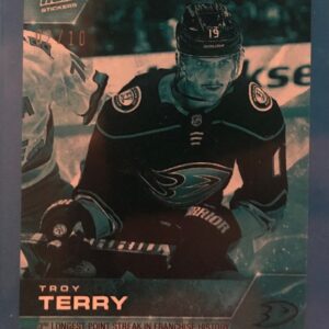 2021-22 Topps NOW Ice Parallel  #102- Troy Terry 2 (1 of 10)