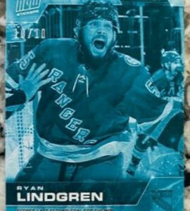 2021-22 Topps NOW Ice Parallel  #108- Ryan Lindgren (1 of 10)