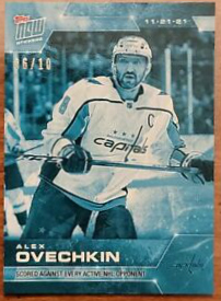 2021-22 Topps NOW Ice Parallel  #111- Alexander Ovechkin 8 (1 of 10)