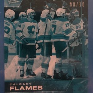 2021-22 Topps NOW Ice Parallel  #112- Calgary Flames (1 of 10)