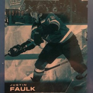 2021-22 Topps NOW Ice Parallel  #113- Justin Faulk (1 of 10)
