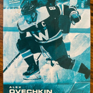 2021-22 Topps NOW Ice Parallel  #122- Alexander Ovechkin 9 (1 of 10)