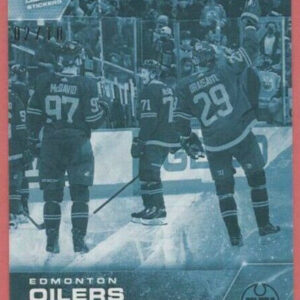 2021-22 Topps NOW Ice Parallel  #140- Edmonton Oilers (1 of 10)
