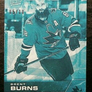 2021-22 Topps NOW Ice Parallel  #173- Brent Burns 2 (1 of 10)
