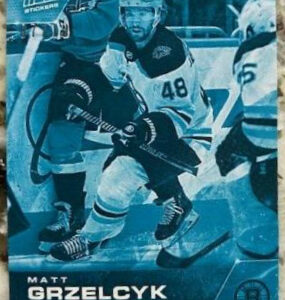 2021-22 Topps NOW Ice Parallel  #201- Matt Grzelcyk (1 of 10)