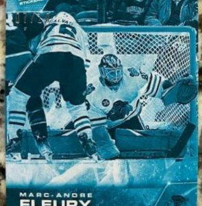 2021-22 Topps NOW Ice Parallel  #202- Marc-Andre Fleury 3 (1 of 10)