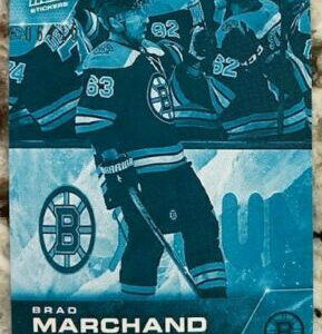 2021-22 Topps NOW Ice Parallel  #207- Brad Marchand 4 (1 of 10)