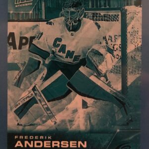 2021-22 Topps NOW Ice Parallel  #224- Frederik Andersen 3 (1 of 10)
