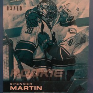 2021-22 Topps NOW Ice Parallel  #261- Spencer Martin (1 of 10)