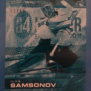2021-22 Topps NOW Ice Parallel  #274- Ilya Samsonov (1 of 10)