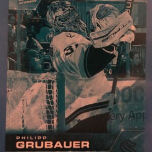 2021-22 Topps NOW Ice Parallel  #276- Philipp Grubauer (1 of 10)