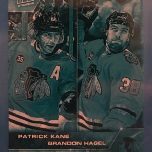 2021-22 Topps NOW Ice Parallel  #309- Patrick Kane 5 / Brandon Hagel (1 of 10)